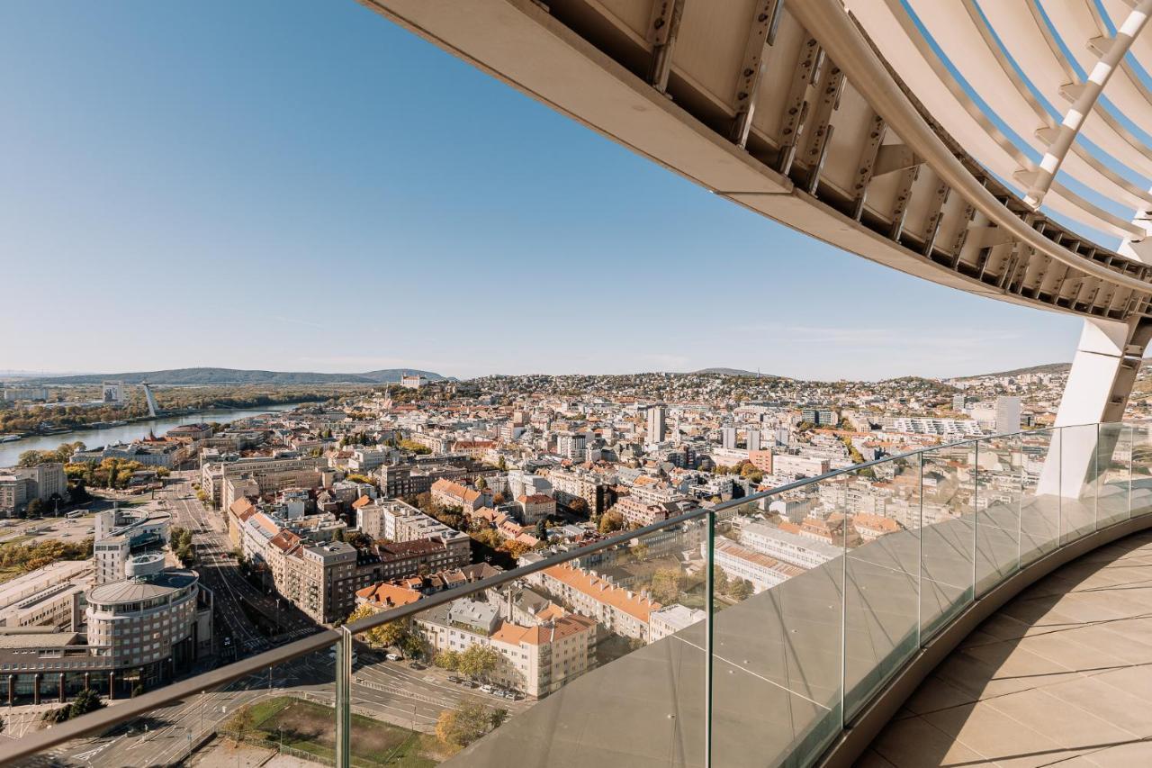 Skau Coral Residence In Sky Park 22 Floor 1Tower Panoramic View Free Parking Bratislava Exterior foto